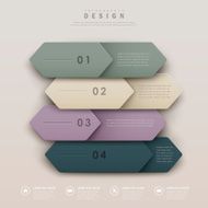 elegant infographic template design N3