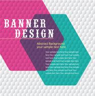 Colorful promotional banner design vector illustration N7