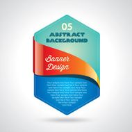 Colorful promotional banner design vector illustration N8