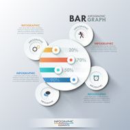 Modern infographics options banner N518