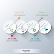 Modern infographics options banner N521