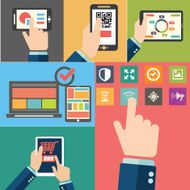 Mobile phone and digital tablet using with hand touching screen N2