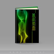 Modern abstract brochure as book N7