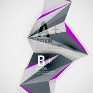 Geometric shapes in the air Vector abstract background N419