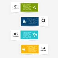 Infographic elements in modern flat business style N8