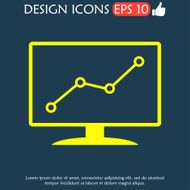 Computer monitors with different graphs N14