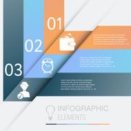 Design number banners template graphic or website layout N23