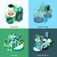 Green Energy Isometric