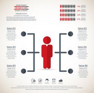 Business management strategy or human resource infographic N46