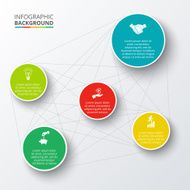 Vector circle element for infographic N63