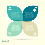 Vector circle eco infographic N8