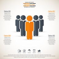 Business management strategy or human resource infographic N50