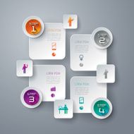 Infographics vector design template N285