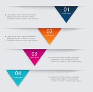 Vector colorful info graphics for your business presentations N246