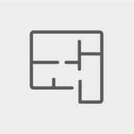 House infographic thin line icon