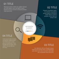 Infographics circle paper N3