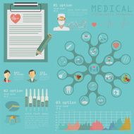 Medical and healthcare infographic N25