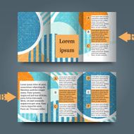 Brochure template with abstract background N22