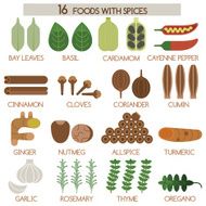 Sixteen foods of spices