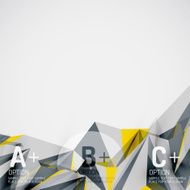 Geometric shapes in the air Vector abstract background N425