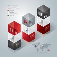Infographics vector design template N287