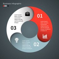 Modern vector info graphic for business project N215