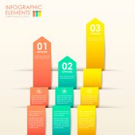 abstract 3d paper infographics N70