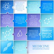 Flat medicine infographic design