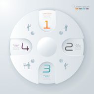 Infographics vector design template N289