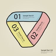 three steps progression vector element
