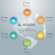 Business infographic design N401