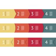Infographics design template Business concept with 4 options N25