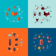 agriculture flat infographic N25