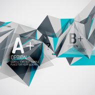Geometric shapes in the air Vector abstract background N426