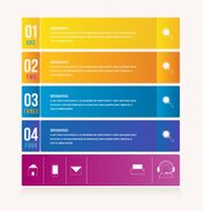 Infographic with network icons N2