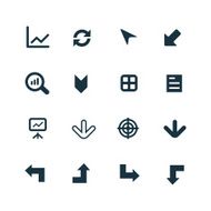 diagram icons set N4