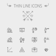 Business thin line icon N2