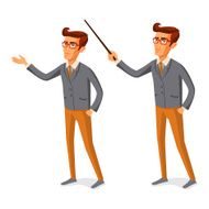 Flat people icons situations web infographic vector set Men lifestyle N15