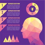 Infographic Concept with Human Head