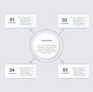 Vector colorful info graphics for your business presentations N253