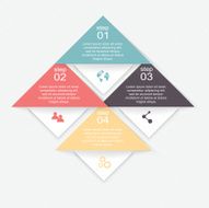 Set of infographics elements in modern flat business style N11