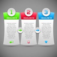 Modern infographics options banner Design Layout Vector illustration