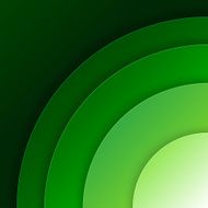Abstract green paper circles vector background N2