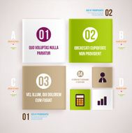 Set of business infographics N36