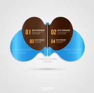 Abstract infographics design N48