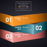 vector abstract 3d paper infographics N54