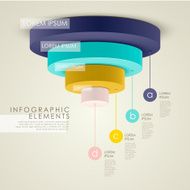 abstract 3d pie chart infographics N4