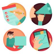 Vector set of business concepts