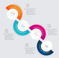 Vector colorful info graphics for your business presentations N255