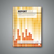 Modern abstract brochure or book Vector flyer design template N2
